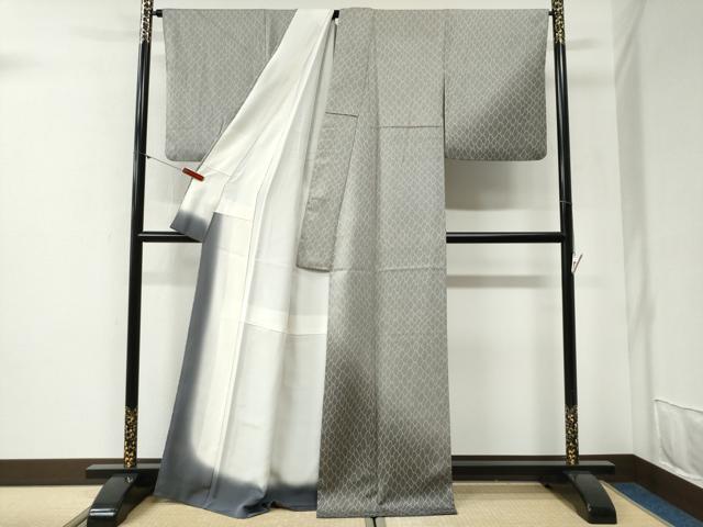平和屋着物●訪問着 網目文 暈し染め 正絹 逸品 CABG1126yc