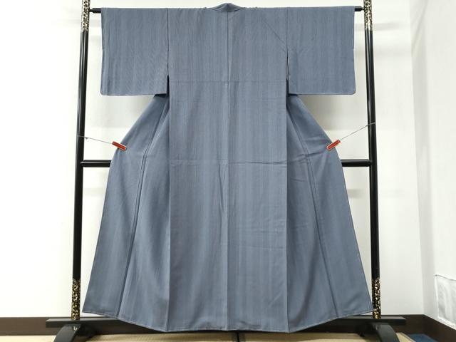平和屋着物●上質な小紋 縞 正絹 逸品 未使用 CABG1169yc