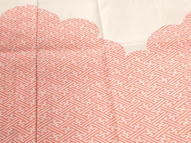 平和屋着物●長襦袢 袷 雲取り紗綾形文 正絹 逸品 未使用 CABG1193yc