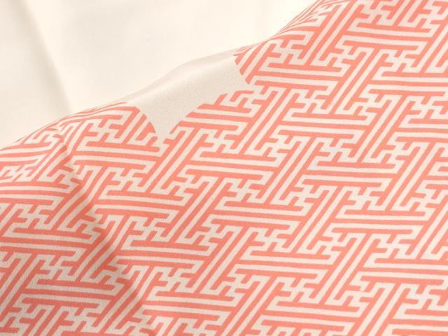 平和屋着物●長襦袢 袷 雲取り紗綾形文 正絹 逸品 未使用 CABG1193yc