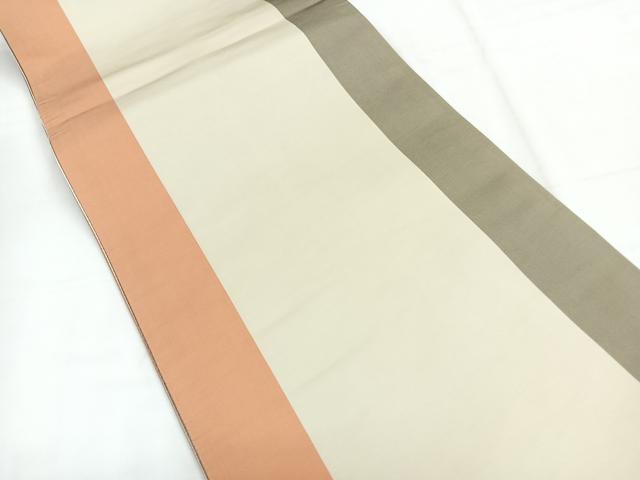 平和屋着物◎両面 六通柄袋帯 唐織 御所車文 金糸 正絹 逸品 CABG1208nb