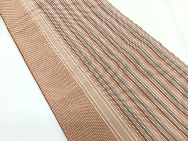 平和屋着物◎両面 六通柄袋帯 間道織 正絹 逸品 CABG1242nb