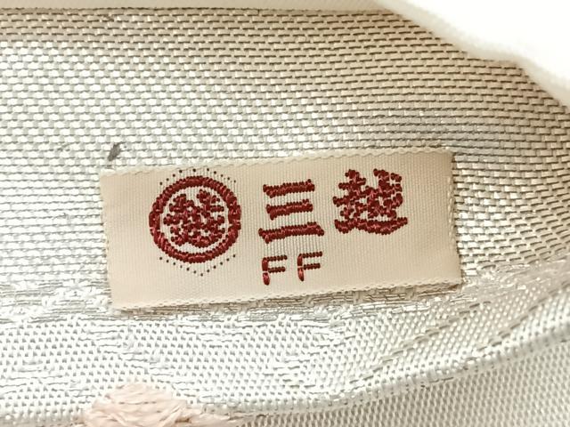 平和屋着物◎六通柄袋帯 唐織 束ね熨斗花文 金銀糸 三越扱い 正絹 逸品 CABG1438nb