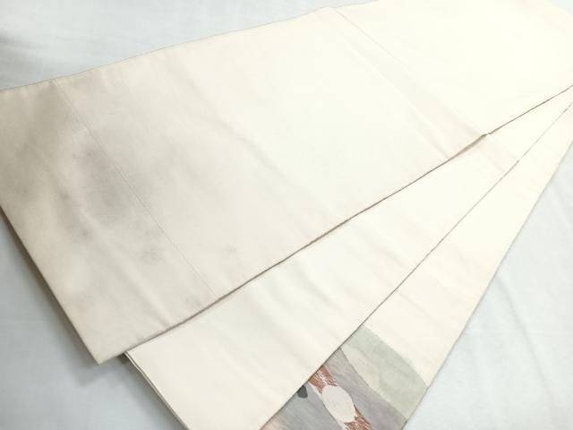 平和屋着物◎太鼓柄袋帯 すくい織 霞文 正絹 逸品 CABG1488nb