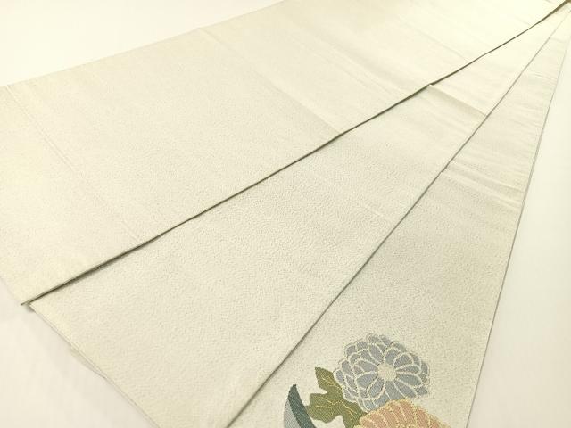 平和屋着物●爪掻き本綴れ 太鼓柄袋帯 宝船花文 金銀糸 正絹 逸品 CABG1614vp