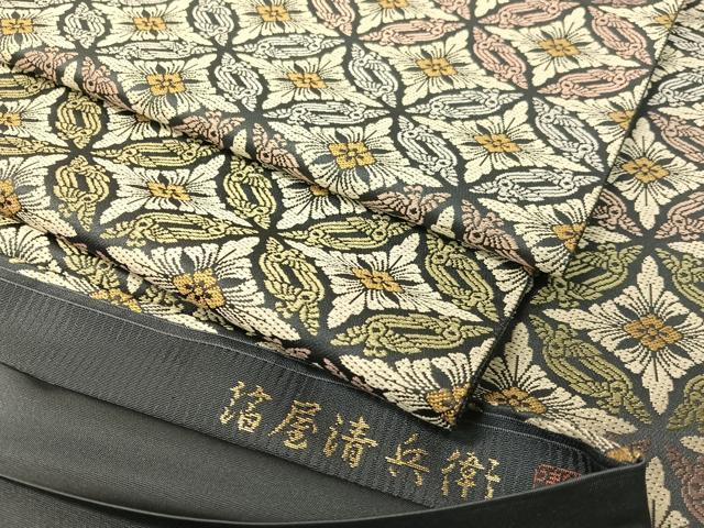 平和屋着物●西陣織 陰山織物謹製 箔屋清兵衛 六通柄袋帯 唐織 鳳凰七宝花文 正絹 逸品 CABG1656vp