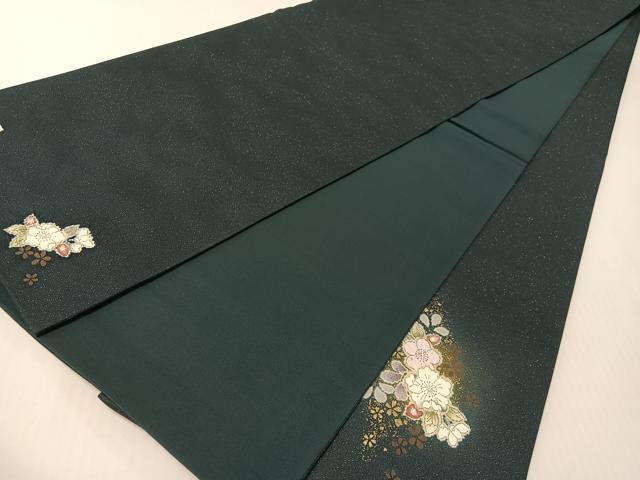 平和屋着物●越後十日町の一流染匠 桐屋・翠山工房 太鼓柄袋帯 辻が花 絞り 銀通し地 正絹 逸品 未使用 CABG1711vp