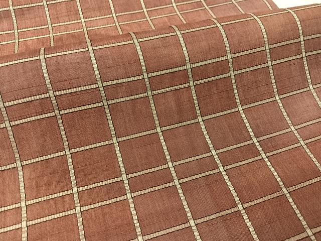 平和屋着物●両面 全通柄袋帯 ひげ紬 吉野間道 正絹 逸品 CABG1732vp