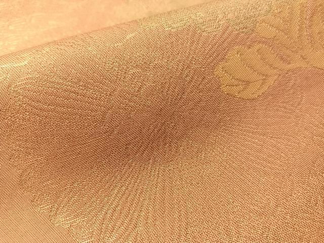 平和屋着物●桝屋高尾 六通柄 本袋帯 菊花文 金糸 正絹 逸品 CABG1780vp