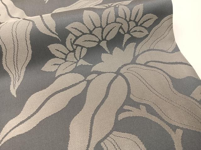 平和屋着物●全通柄袋帯 枝花文 正絹 逸品 CABG1817vp