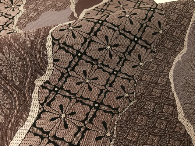 平和屋着物●両面 全通柄袋帯 唐織 道長吉祥花文 正絹 逸品 未使用 CABG1839vp