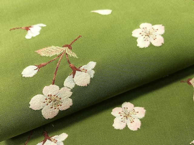 平和屋着物●全通柄袋帯 花散里 花菱 金糸 共箱付き 正絹 逸品 CABG1886vp