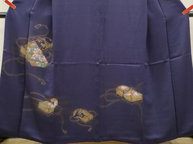 平和屋着物■訪問着 文箱草花文 金彩 正絹 逸品 CABG2030ze
