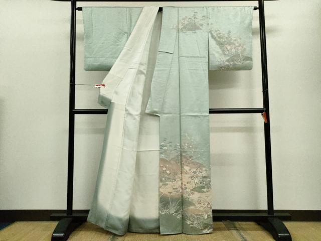 平和屋着物■訪問着 松竹梅御所解文 暈し染め 金彩 正絹 逸品 CABG2046ze