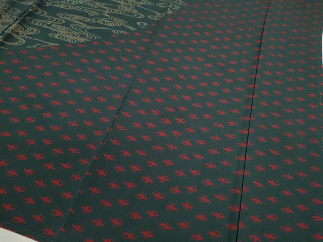 平和屋着物●訪問着 飛鶴流水文 正絹 逸品 CABG2139ze