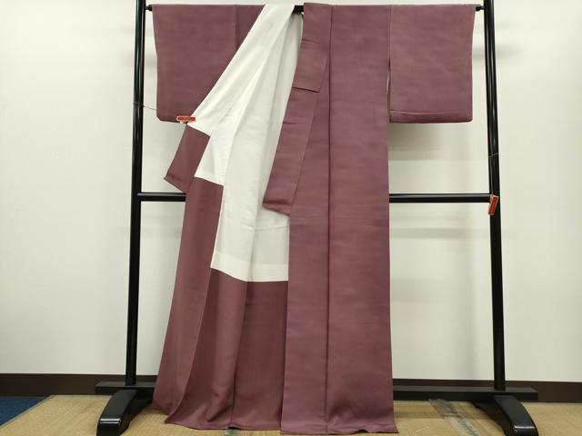 平和屋着物■虹色創家 本郷大田子 小紋 大田子そめ 霞文 暈し染め 正絹 逸品 CABG2203ze