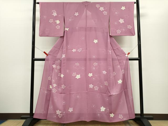 平和屋着物*夏物 訪問着 絽 舞花文 正絹 逸品 CABG2218ze
