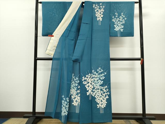 平和屋着物*夏物 訪問着 絽 萩 正絹 逸品 CABG2219ze