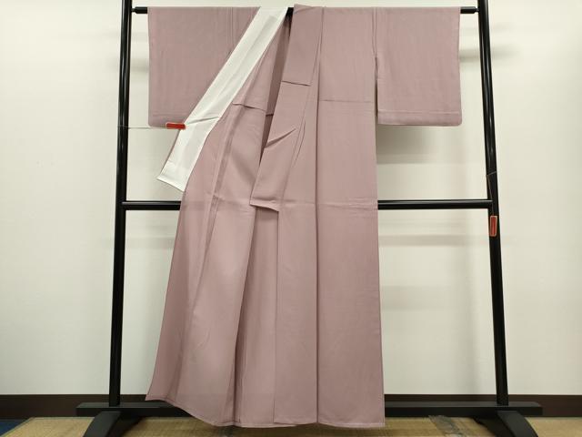 平和屋着物*夏物 色無地 絽 撫子色 正絹 逸品 CABG2232ze