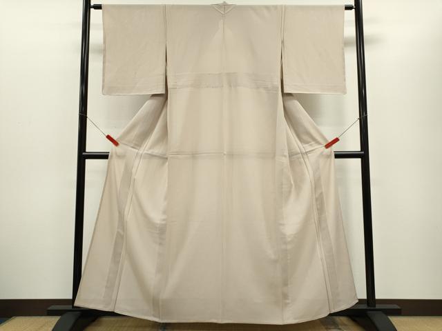 平和屋着物*夏物 色無地 絽 灰梅色 正絹 逸品 未使用 CABG2233ze