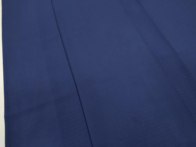 平和屋着物*夏物 色無地 変わり絽 紺青色 正絹 逸品 CABG2238ze