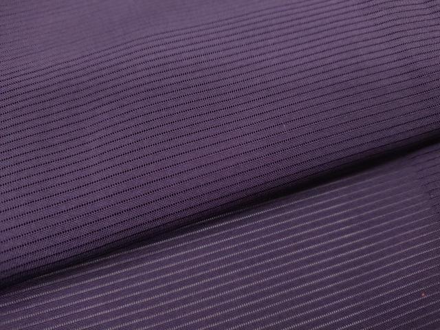 平和屋着物*夏物 色無地 絽 葡萄色 正絹 逸品 CABG2240ze