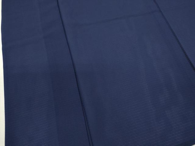 平和屋着物*夏物 色無地 絽 鉄紺色 正絹 逸品 CABG2243ze