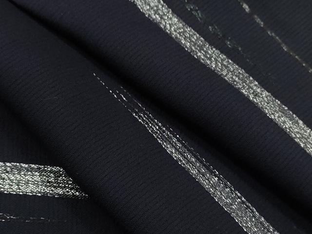 平和屋着物*夏物 紗紬 霞文 銀糸 正絹 逸品 CABG2257ze