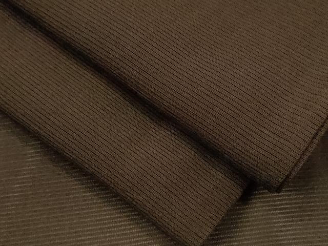 平和屋着物*夏物 色無地 絽 赤墨色 正絹 逸品 CABG2259ze
