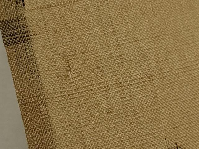 平和屋着物▽上質な紬 単衣 絣文様 正絹 逸品 CABG2270ze