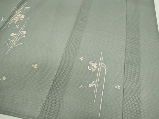 平和屋着物*夏物 訪問着 変わり絽縮緬 枝花文 ますいわ屋扱い 正絹 逸品 CABG2271ze
