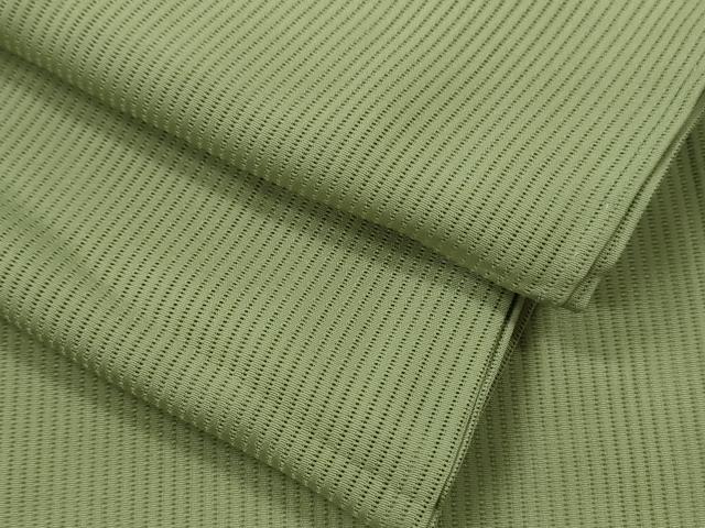平和屋着物*夏物 色無地 縦絽 柳茶色 洗える着物 CABG2277ze