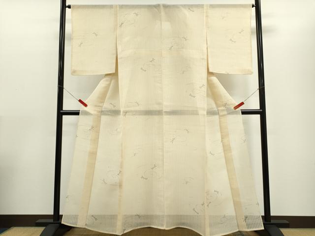 平和屋着物*夏物 紗紬 手描き トンボ 正絹 逸品 CABG2284ze