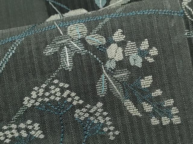平和屋着物*夏物 訪問着 紗紬 総刺繍 枝花文 健勝苑扱い 正絹 逸品 CABG2285ze