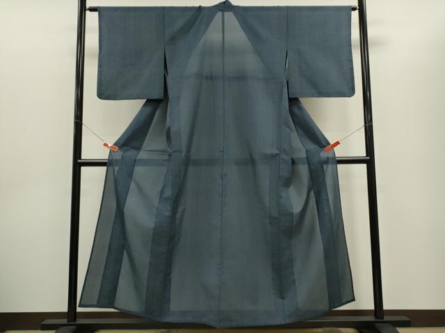 平和屋着物*夏物 小紋 紗 吉祥文 洗える着物 CABG2286ze