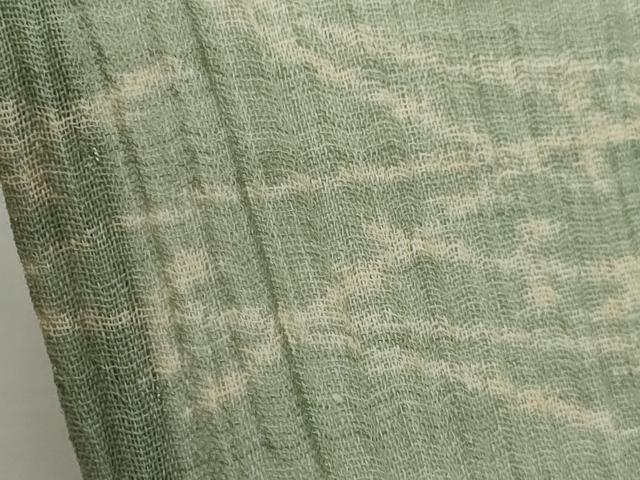 平和屋着物*夏物 小千谷ちぢみ 松葉文 麻 逸品 CABG2303ze