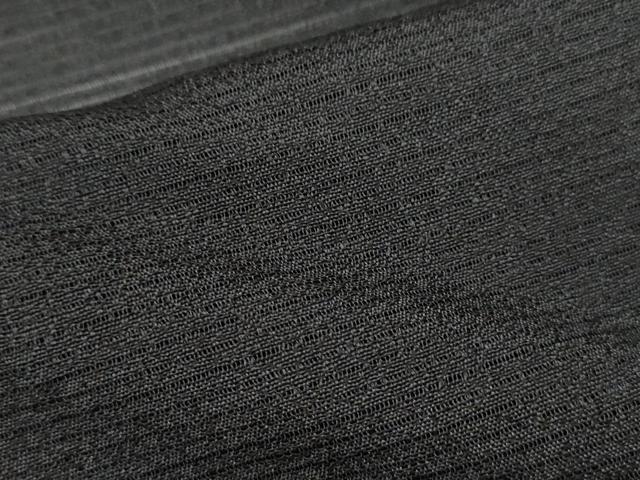 平和屋着物▽羽織 スリーシーズン 春夏秋 塵除け 色無地 黒色 正絹 逸品 CABG2307ze