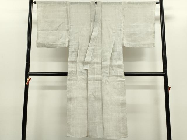 平和屋着物*夏物 男性 本塩沢 小千谷ちぢみ 十字絣 麻 逸品 CABG2347ze