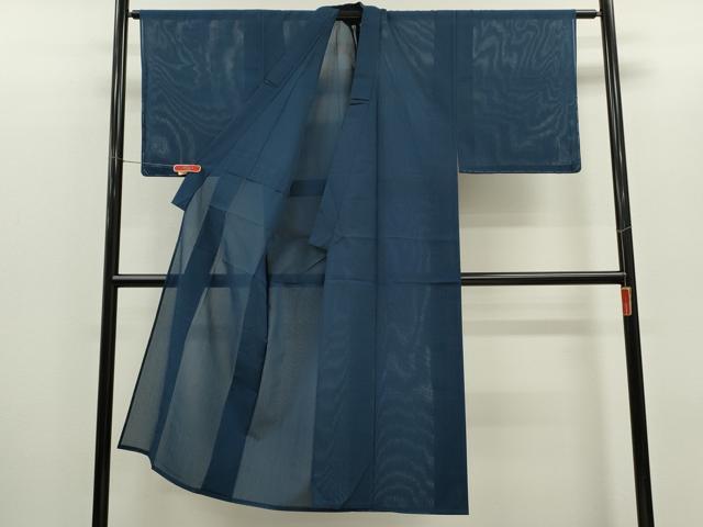 平和屋着物*夏物 男性 紗紬 縞 正絹 逸品 CABG2356ze