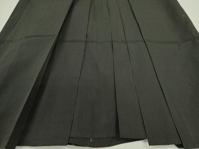 平和屋着物*夏物 男性 馬乗り袴 縦絽 縞 正絹 逸品 CABG2359ze