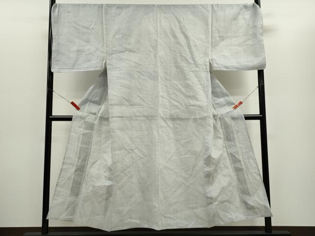 平和屋着物*夏物 男性 小紋・浴衣兼用 亀甲柄 綿麻 逸品 CABG2371ze