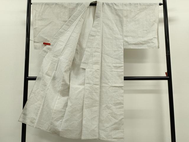 平和屋着物*夏物 男性 小紋・浴衣兼用 吉祥文 綿麻 逸品 CABG2373ze