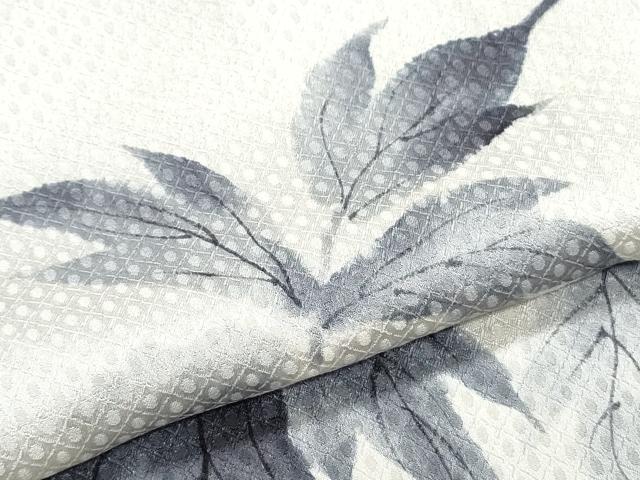 平和屋着物▽訪問着 単衣 手描き 草花文 正絹 逸品 CABG2454th