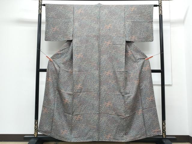 平和屋着物■上質な小紋 吉祥文 正絹 逸品 CABG2478th