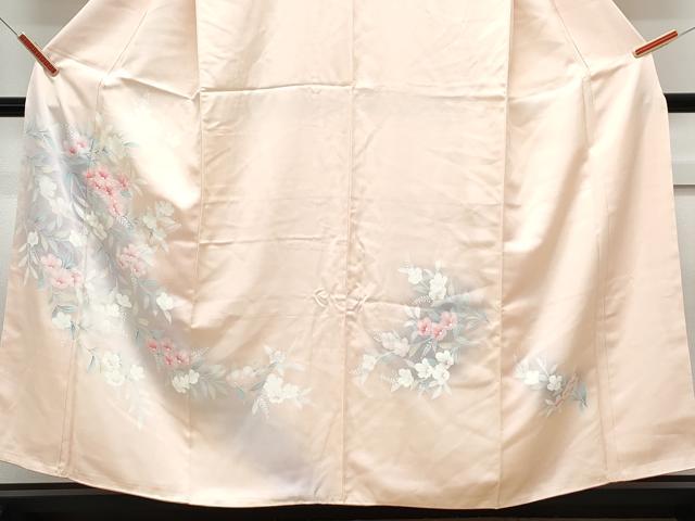 平和屋着物■訪問着 刺繍 草花文 暈し染め やまと誂製 正絹 逸品 CABG2483th