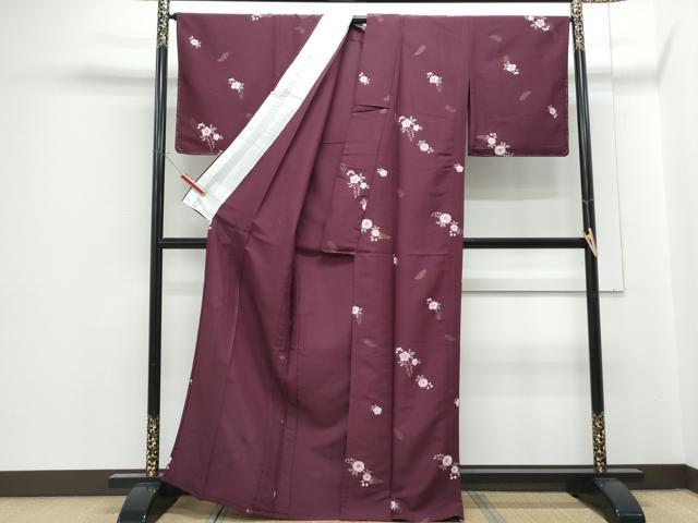 平和屋着物▽小紋 単衣 辻が花 金彩 洗える着物 CABG2492th