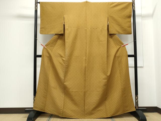 平和屋着物▽小紋 単衣 吉祥文 洗える着物 CABG2498th