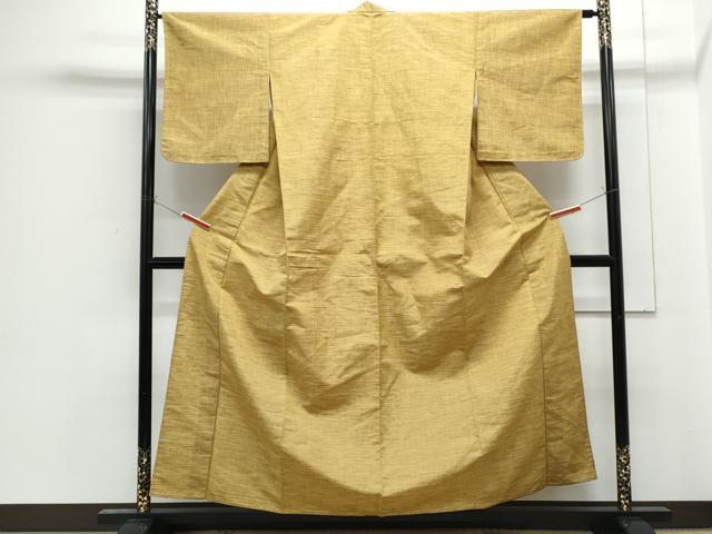 平和屋着物▽上質な紬 単衣 霞文 正絹 逸品 CABG2550th