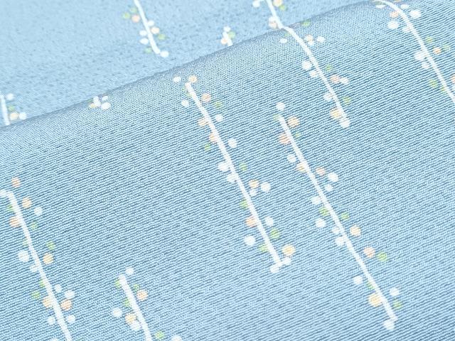 平和屋着物▽上質な小紋 単衣 吉祥文 正絹 逸品 未使用 CABG2564th
