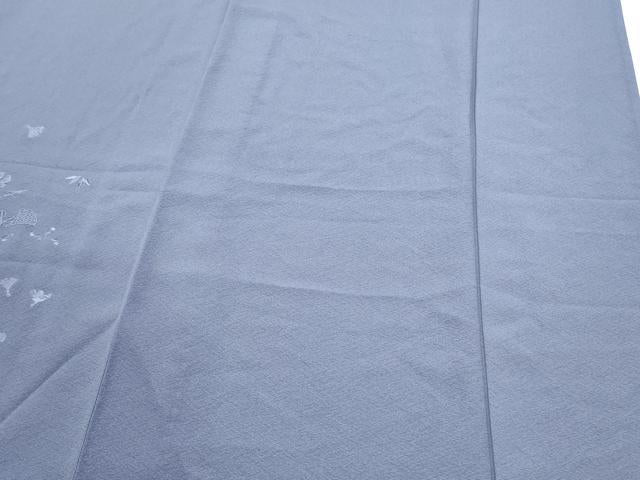 平和屋着物▽中国三大刺繍 スワトウ刺繍 総刺繍 訪問着 単衣 宝尽くし文 暈し染め 金糸 正絹 逸品 CABG2566th